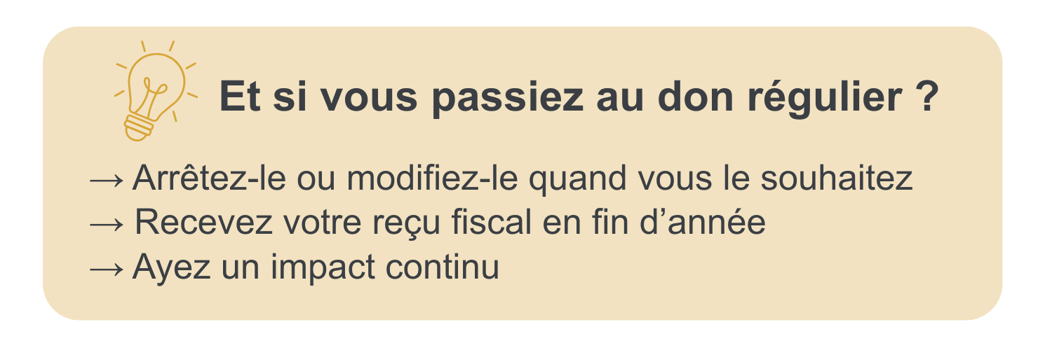 Visuel don régulier